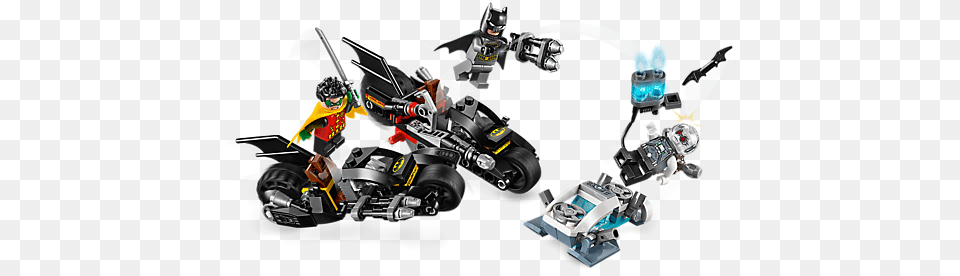 Lego Batman Mr Freeze Batcycle Battle, Device, Grass, Lawn, Lawn Mower Free Transparent Png