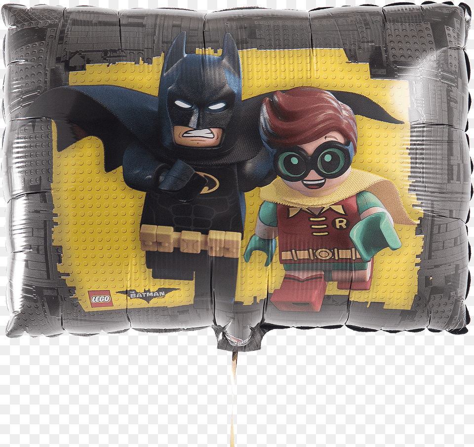 Lego Batman Rectangle Balloon Balloon, Cushion, Home Decor, Baby, Person Free Transparent Png