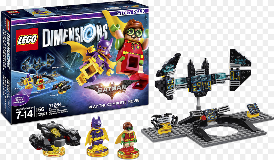 Lego Batman Story Pack Lego Dimensions Wave, Toy, Person, Face, Head Free Png