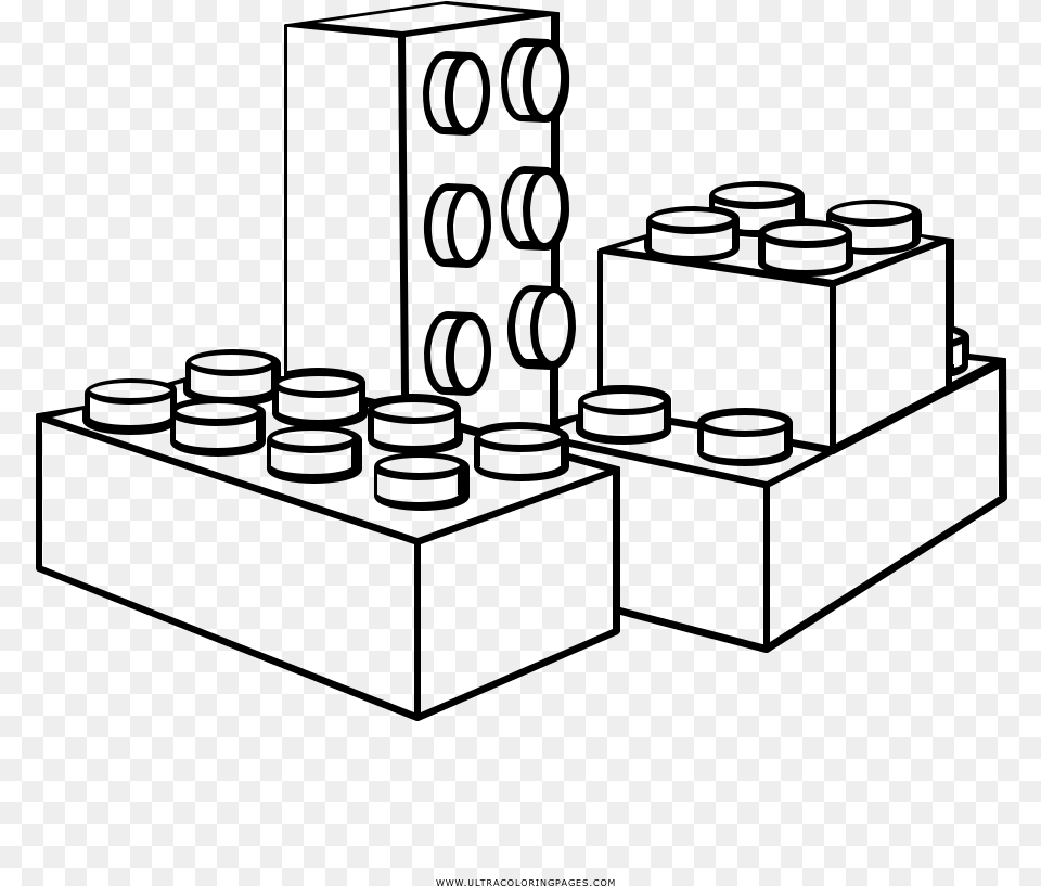 Lego Block Coloring Pages Lego Block Coloring Pages, Gray Free Png