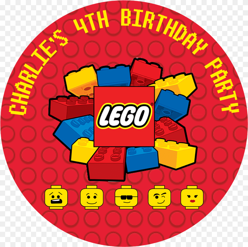 Lego Blocks Party Box Stickers Lego Png Image