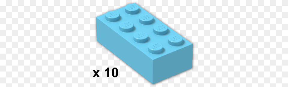 Lego Bricks Lot Of 10 Blue Medium Azure Baby Pastel 2 X 4 New Ebay Light Blue Lego Brick, Disk, Medication Free Png Download