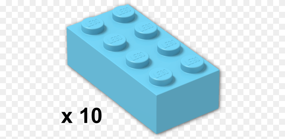 Lego Building Toys Lego 10 Medium Azure Blue Brick Yellow Lego Brick, Electronics, Remote Control, Medication Free Png Download