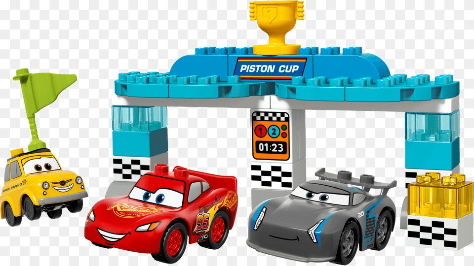 Lego Car Clipart Royalty Stock Piston Cup Race Cars 3 Duplo Lego, Transportation, Vehicle, Machine, Wheel Free Png
