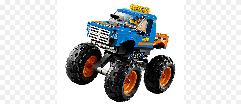 Lego City Great Vehicles Monster Truck, Machine, Wheel, Device, Grass Free Transparent Png