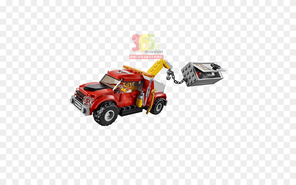 Lego City Police Tow Truck Trouble Building Toy, Bulldozer, Machine Free Transparent Png