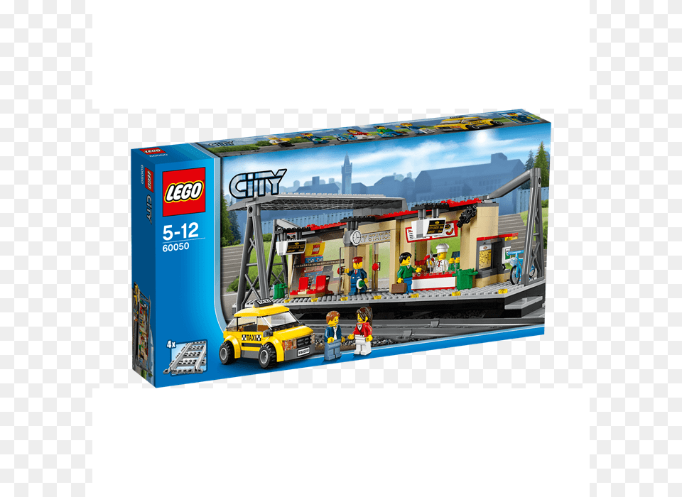 Lego City Tren Istasyonu, Person, Transportation, Vehicle, Machine Free Transparent Png