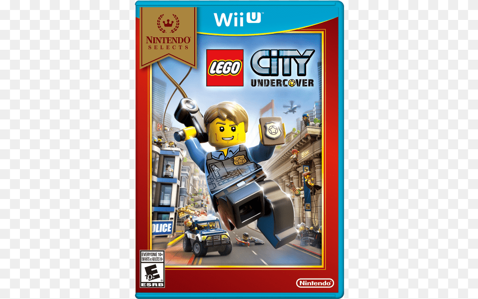 Lego City Undercover Wii U Nintendo Selects, Person, Car, Transportation, Vehicle Free Transparent Png