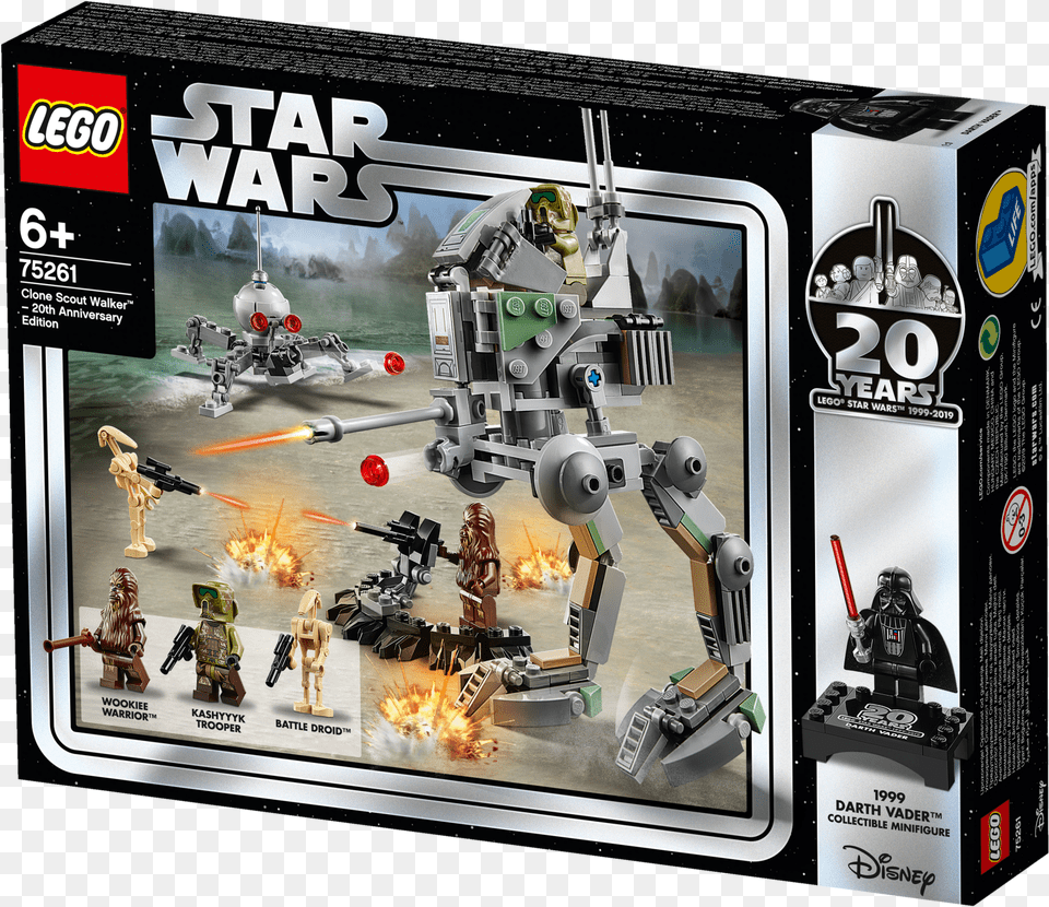 Lego Clone Scout Walker Lego Star Wars 20th Anniversary Clone Scout Walker, Robot, Person, Adult, Female Free Transparent Png