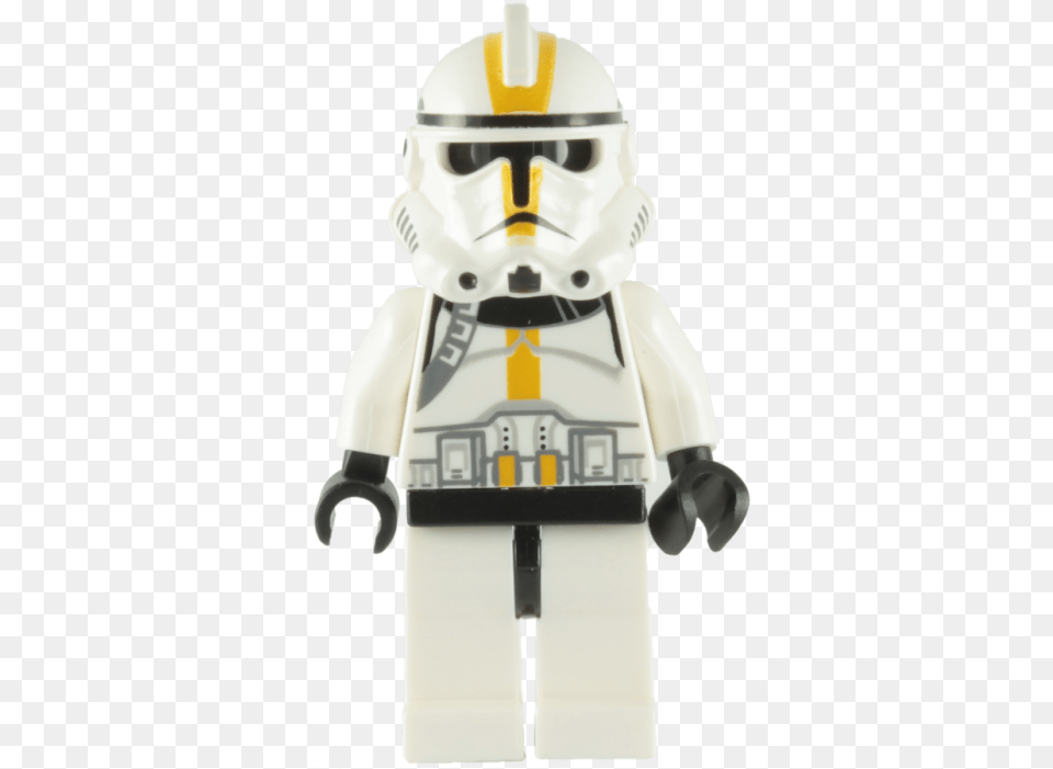 Lego Clone Trooper Yellow Markings Star Corps Minifigure Lego Clone Trooper Yellow, Robot, Baby, Person, Helmet Free Transparent Png
