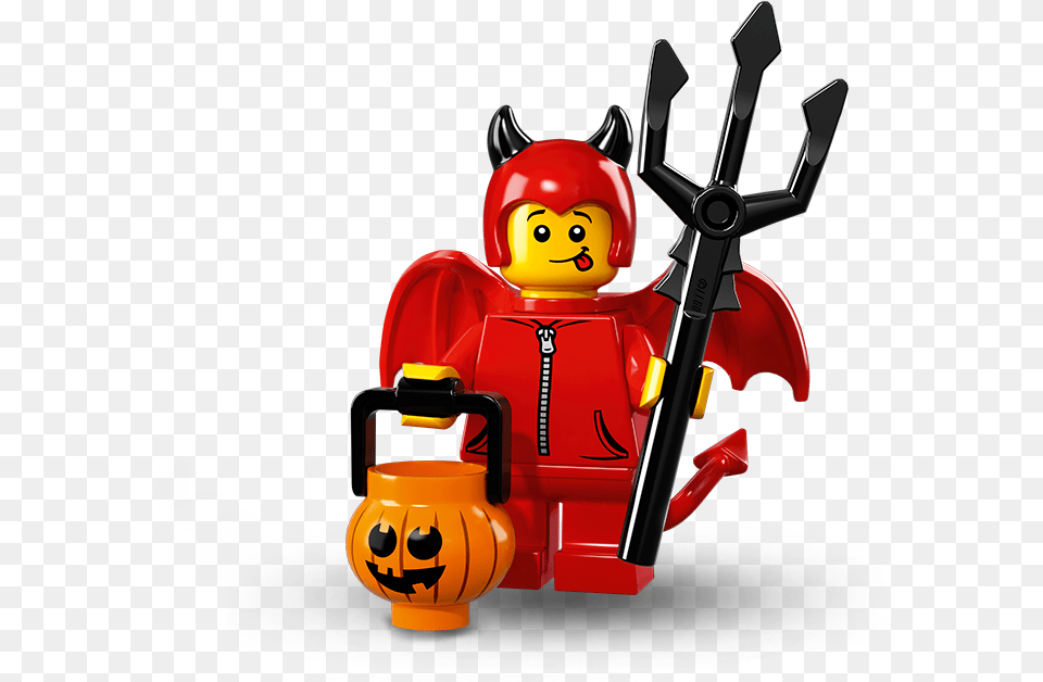 Lego Collectible Minifigures Cute Little Devil Released Lego Cute Little Devil, Weapon, Face, Head, Person Png Image