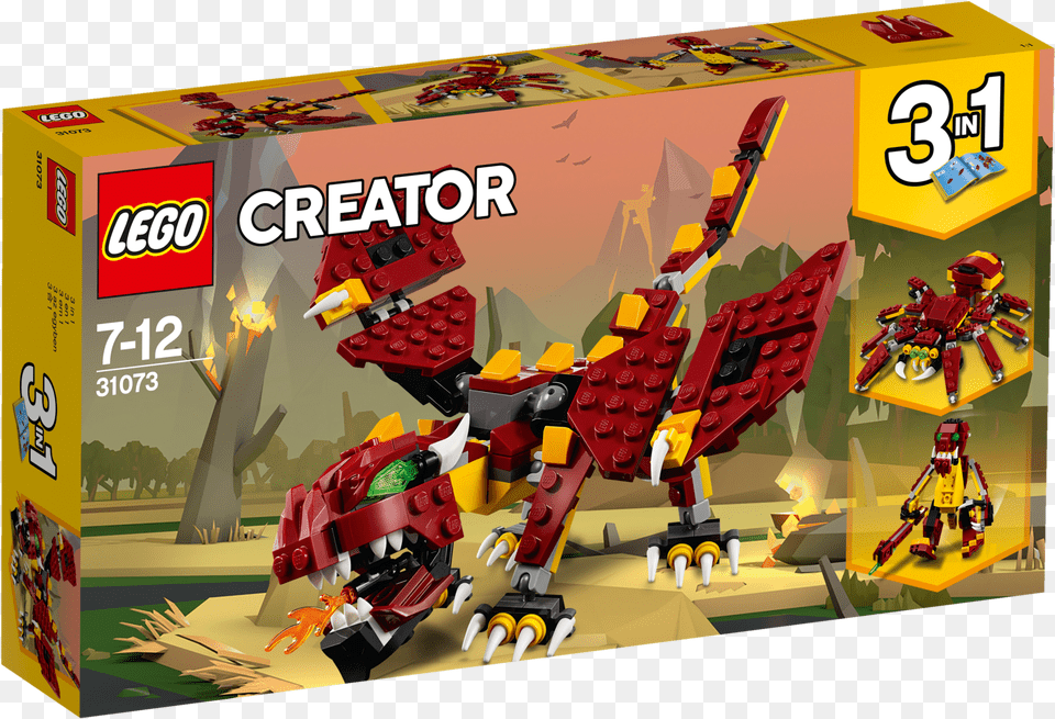 Lego Creator 3 In 1 Mythical Creatures Creator Set 3 In, Book, Comics, Publication, Robot Png