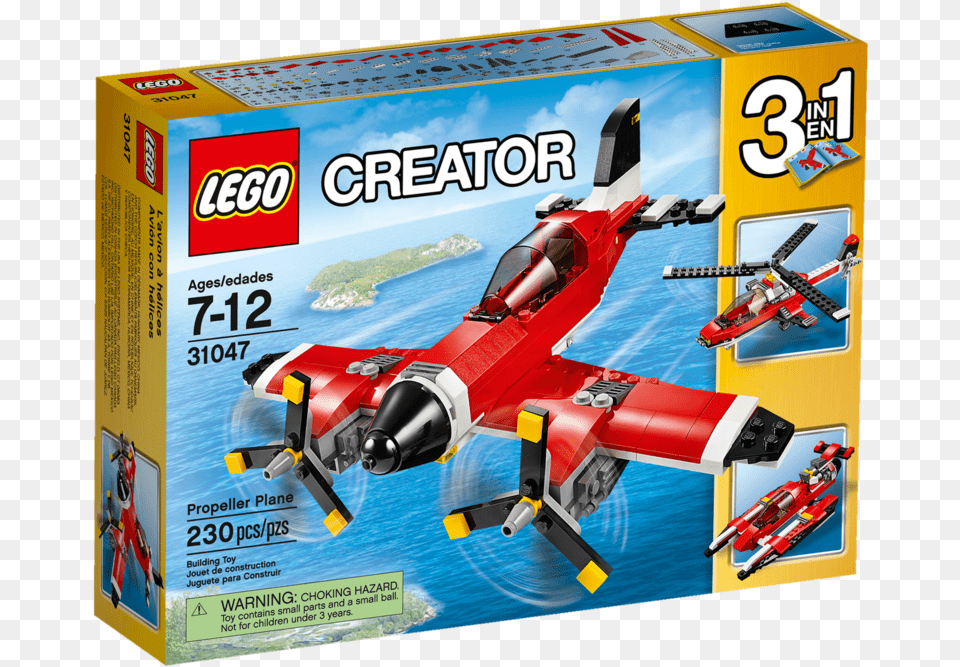 Lego Creator 3 In 1 Plane, Toy, Aircraft, Transportation, Vehicle Free Transparent Png