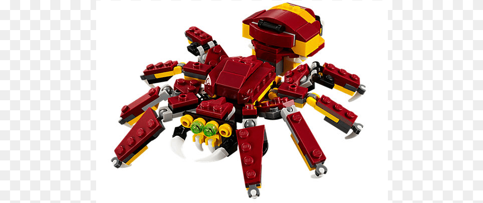 Lego Creator Mythical Creatures Lego Creator Spider, Robot, Toy Free Png Download