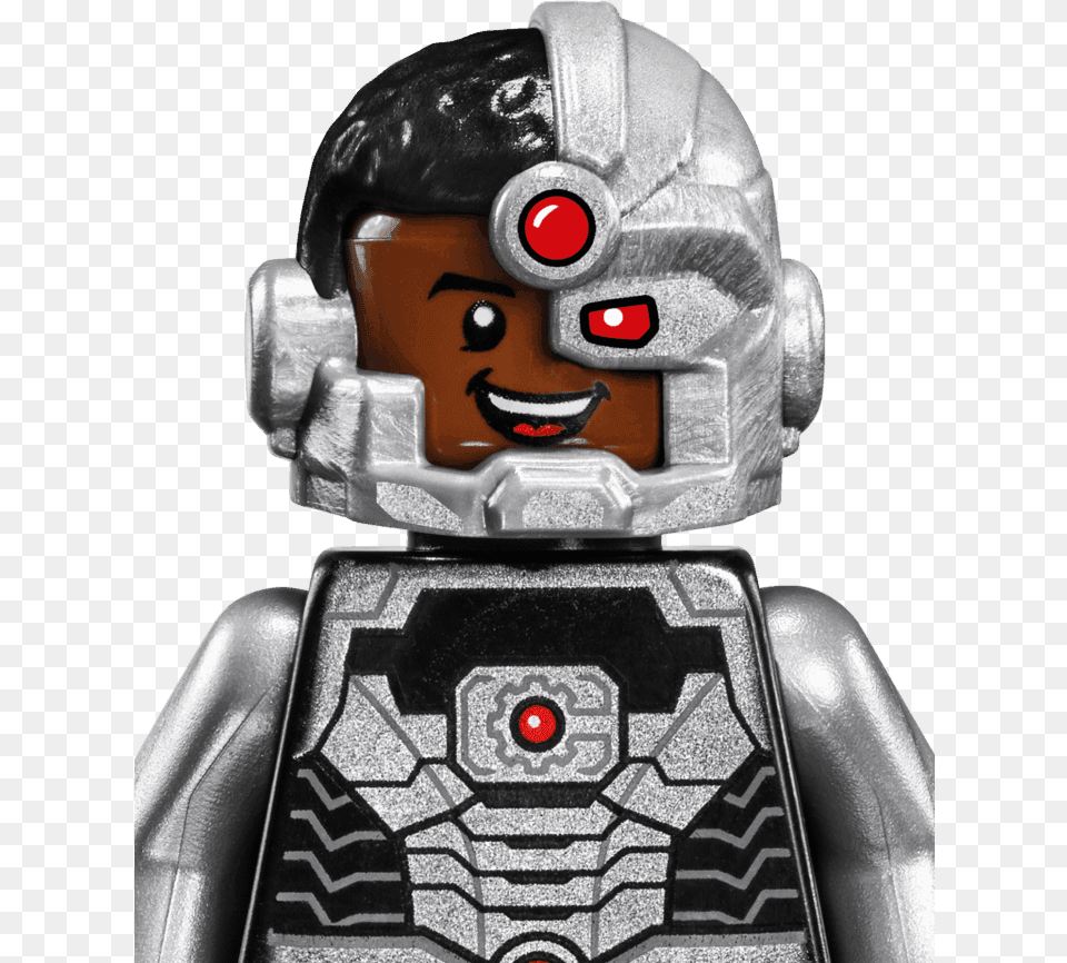 Lego Cyborg, Robot, Baby, Person, Face Free Png