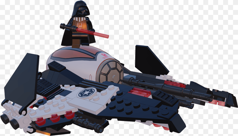 Lego Darth Vader Interceptor, Aircraft, Spaceship, Transportation, Vehicle Free Png
