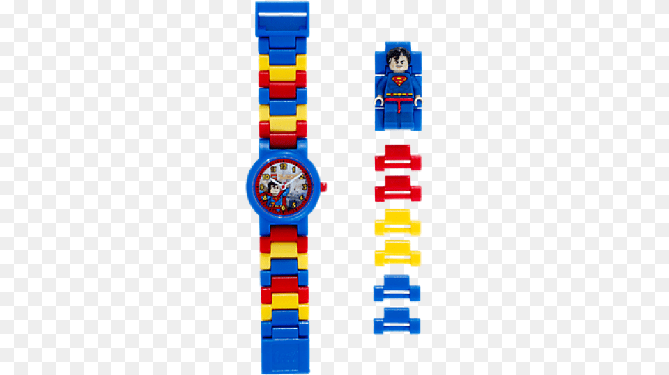 Lego Dc Comics Super Heroes Superman Minifigure, Arm, Body Part, Person, Wristwatch Free Png Download