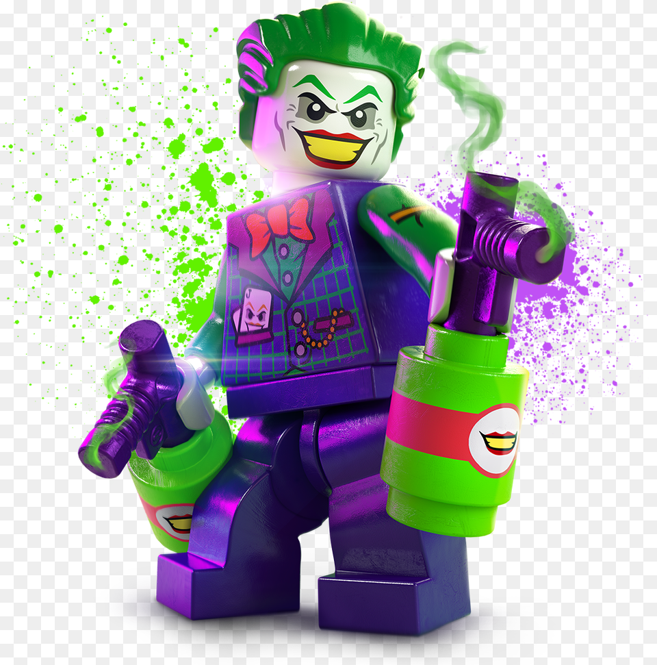 Lego Dc Super Villains Lego Dc Super Villains Joker, Purple, Toy, Face, Head Png Image