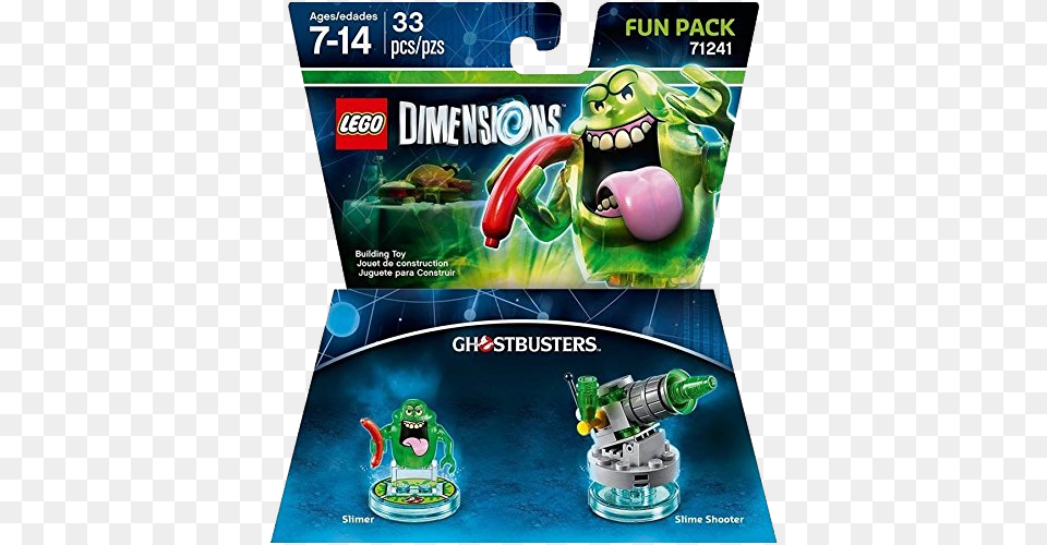Lego Dimensions Fun Pack Ghostbusters Slimer Lego Dimensions Ghostbusters Slimer Fun Pack, Advertisement, Burger, Food Png Image