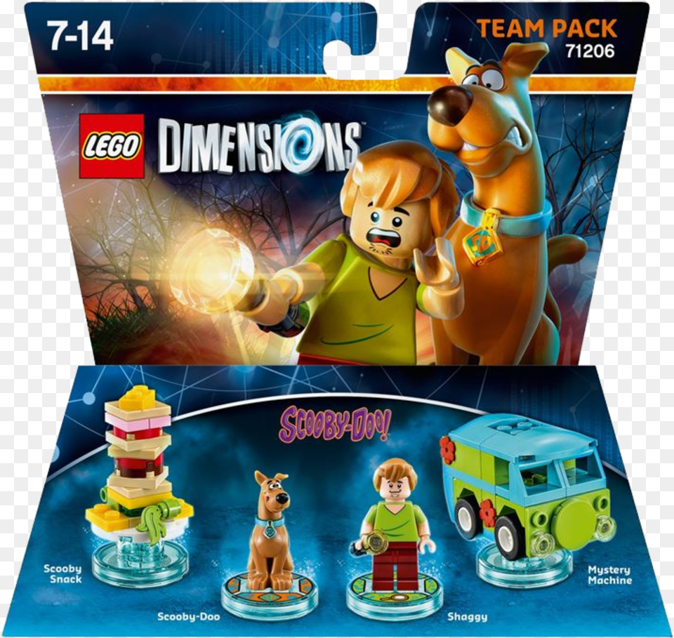 Lego Dimensions Scooby Doo, Toy, Advertisement, Poster, Baby Free Transparent Png