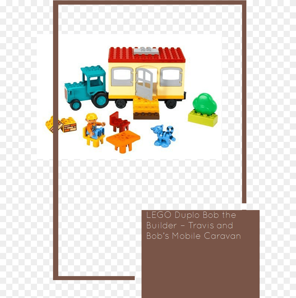 Lego Duplo Bob The Builder Travis And Bob39s Mobile Lego, Toy, Machine, Wheel Free Png Download
