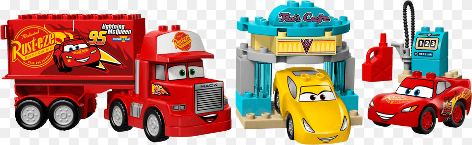 Lego Duplo Cars Flos Cafe, Machine, Toy, Transportation, Truck Png