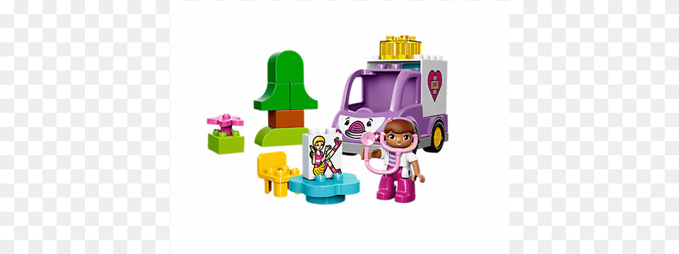 Lego Duplo Doc Mcstuffins, Toy, Baby, Person, Bulldozer Png Image