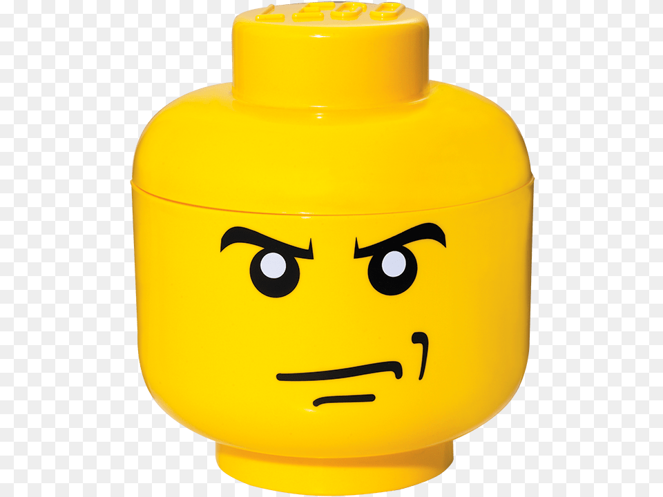 Lego Faces Expressions Lego Man Head, Bottle, Jar, Food, Mustard Free Png