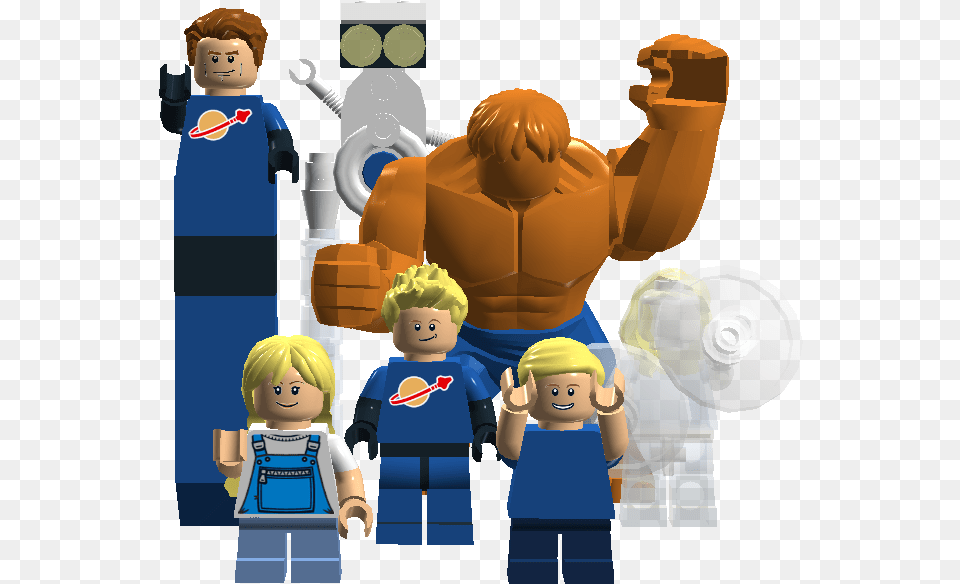 Lego Fantastic Four, Book, Comics, Publication, Baby Free Png Download