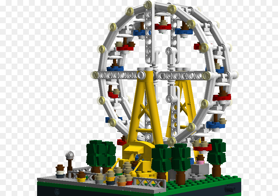 Lego Ferris Wheel Amusement Park, Ferris Wheel, Fun, Toy Free Png Download