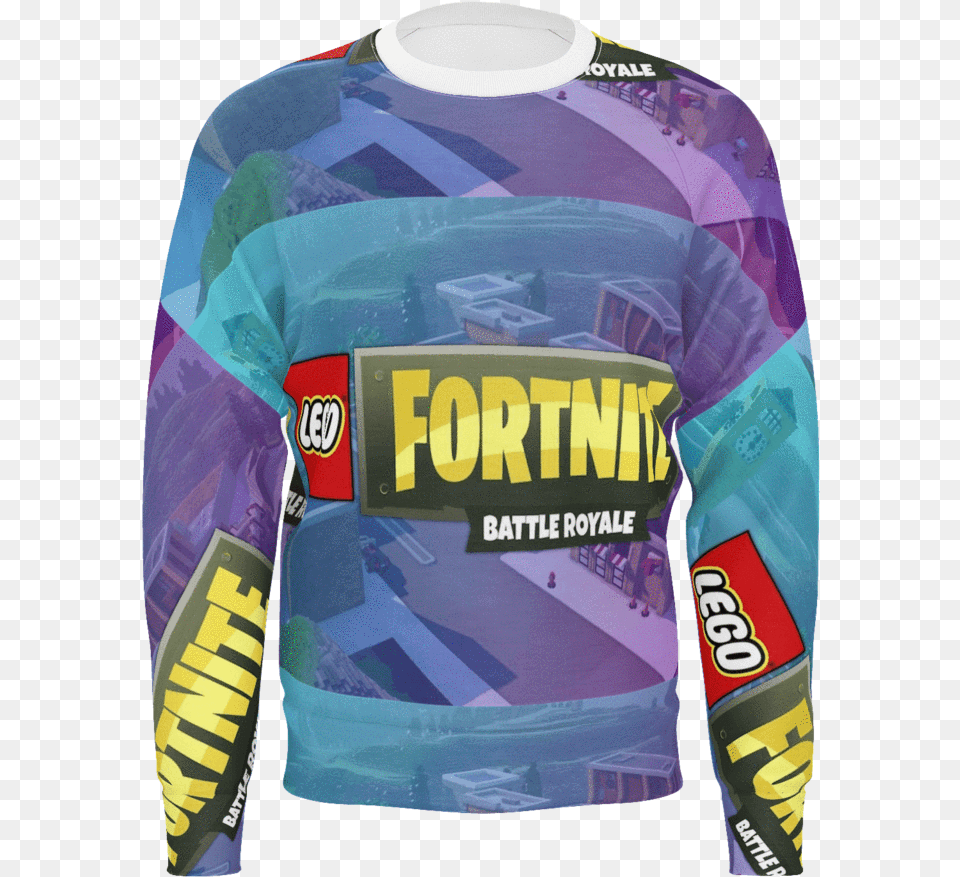 Lego Fortnite Battle Royale Sweater Long Sleeved T Shirt, Sleeve, Clothing, Coat, Long Sleeve Free Png Download