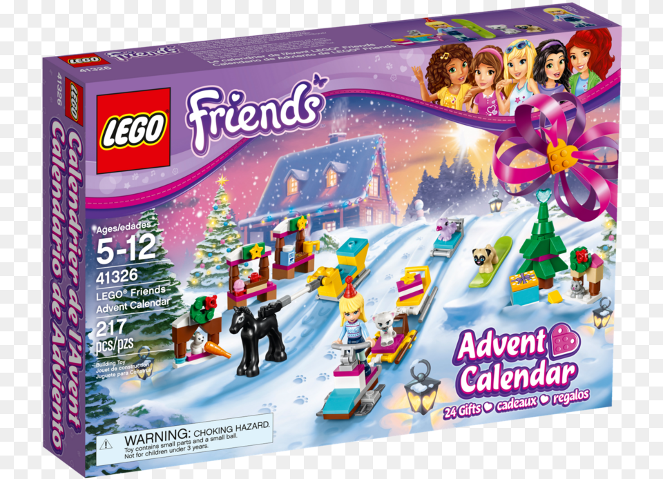 Lego Friends Advent Calendar, Child, Female, Girl, Person Free Png