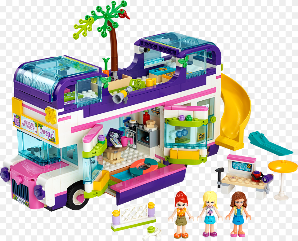 Lego Friends Friendship Bus, Doll, Person, Toy, Play Area Png Image