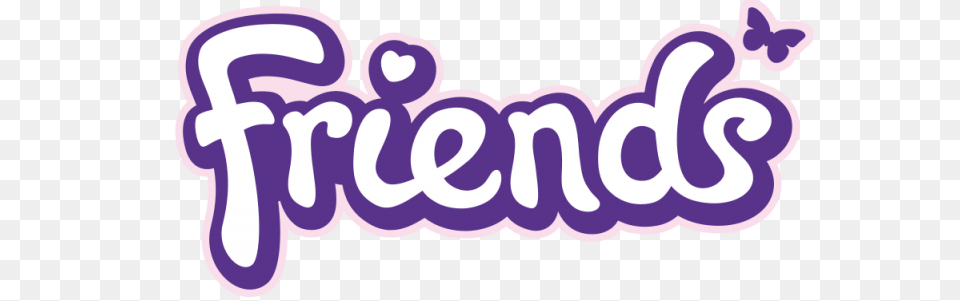 Lego Friends Logo, Sticker, Text, Purple, Dynamite Png