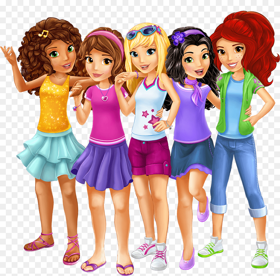 Lego Friends Main Characters, Skirt, Shorts, Clothing, Person Free Png