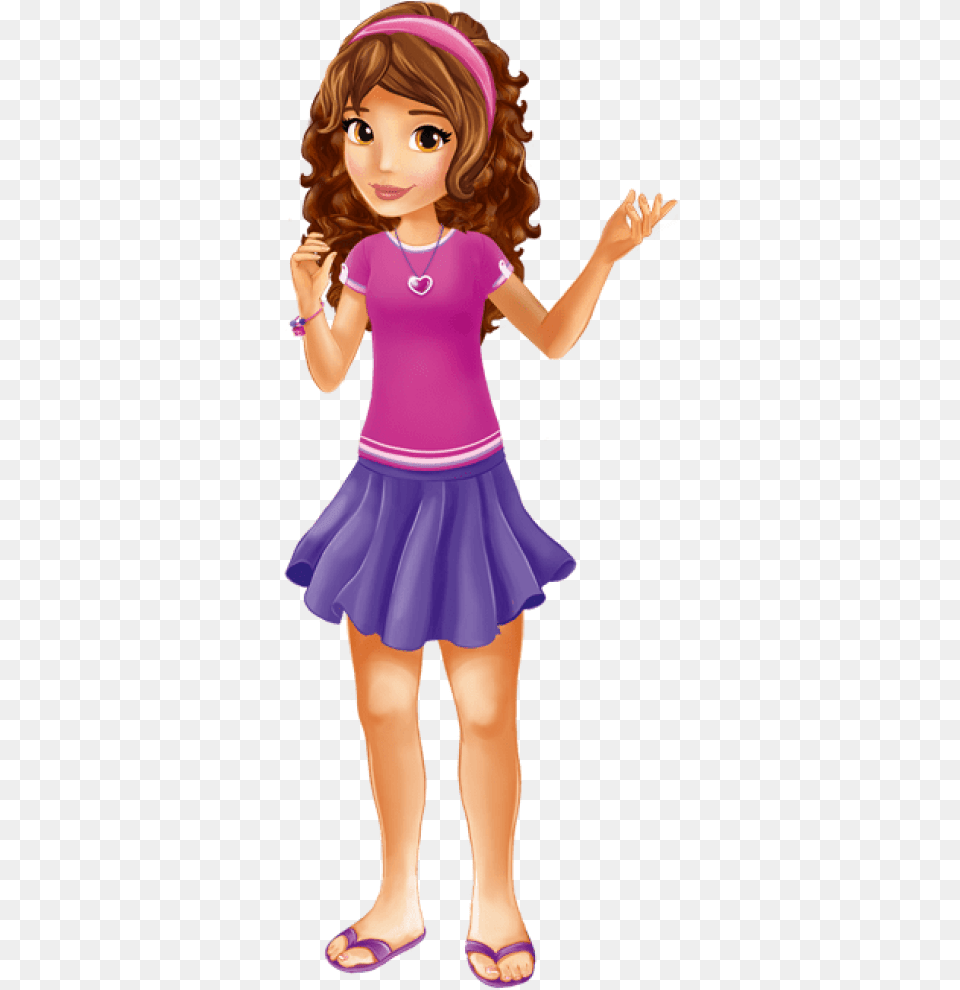 Lego Friends Olivia, Child, Doll, Female, Girl Png Image