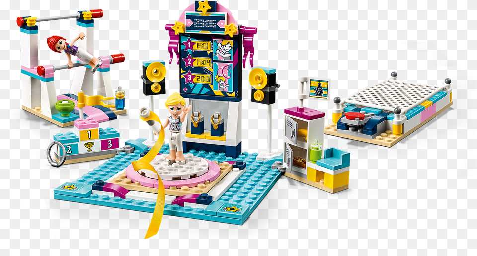 Lego Friends Stephanie Gymnastics Show, Play Area, Indoors, Adult, Female Png
