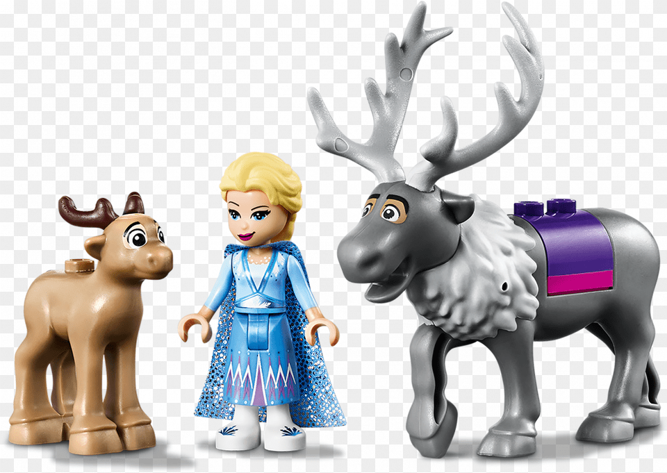 Lego Frozen 2 Elsa39s Wagon Adventure, Figurine, Toy, Doll, Head Png