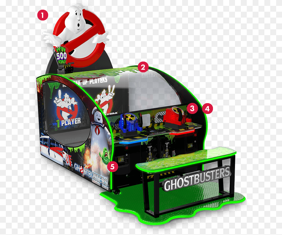 Lego Ghostbusters 2016 Brickheadz, Arcade Game Machine, Game, Person, Bulldozer Free Transparent Png