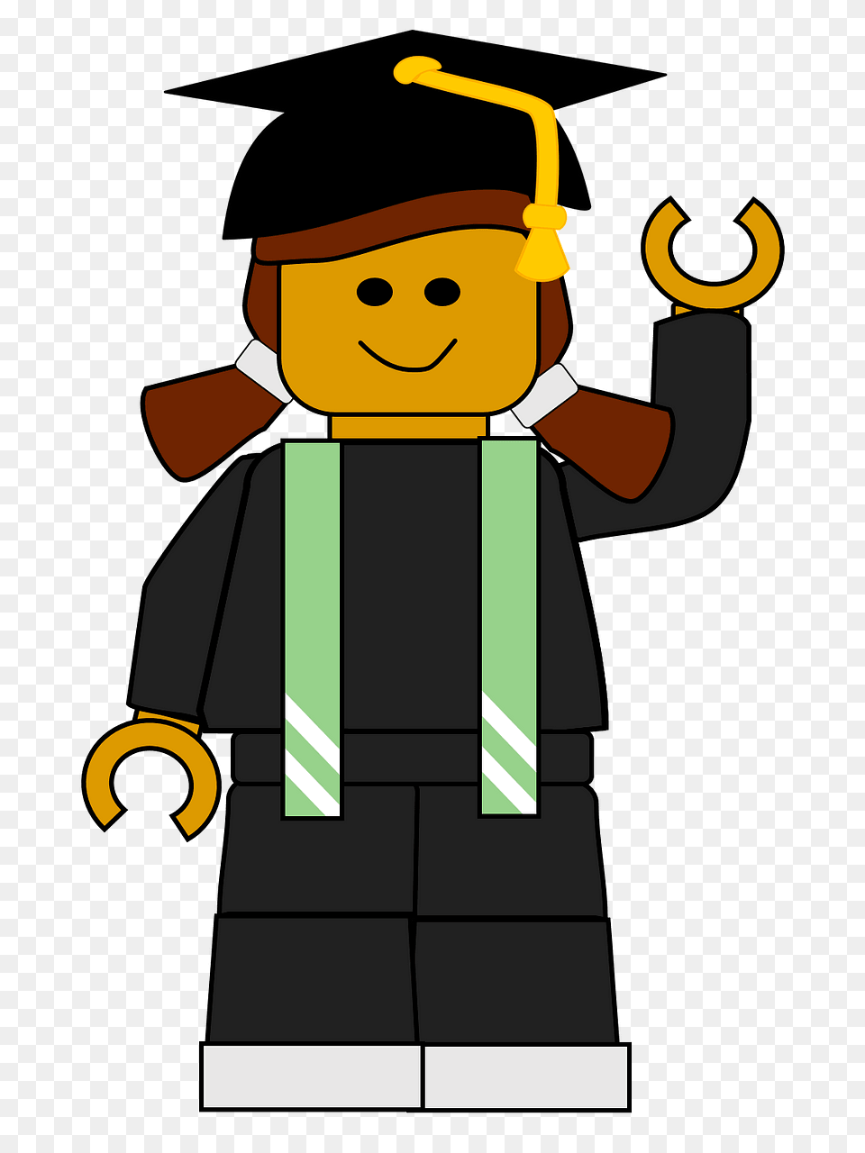 Lego Graduate Clipart, Graduation, People, Person, Baby Free Transparent Png