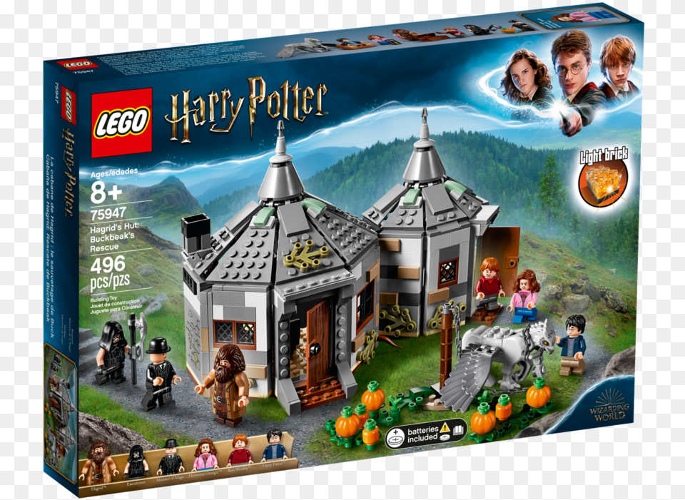 Lego Harry Potter Hagrid39s Hut Buckbeak39s Rescue Amazon, Person, Face, Head, Toy Free Png Download