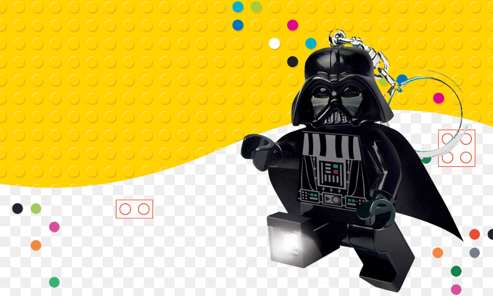 Lego Header Star Wars Lego Lego Star Wars Dozen Vader Led Light Key Ring, Toy, Helmet Free Transparent Png