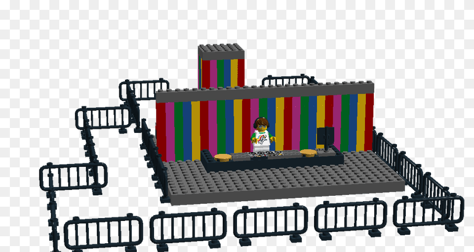 Lego Ideas, Fence, Person, Play Area, Bulldozer Png