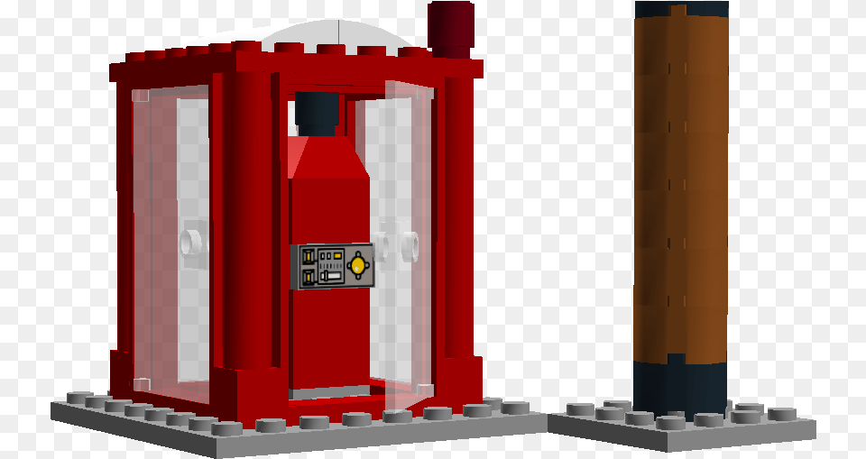 Lego Ideas City Model 2 Pay Phone And Pole Cylinder, Dynamite, Weapon Free Transparent Png