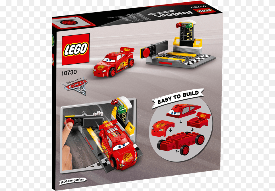 Lego Juniors Cars 3 Lightning Mcqueen Speed Launcher, Auto Racing, Car, Formula One, Vehicle Png