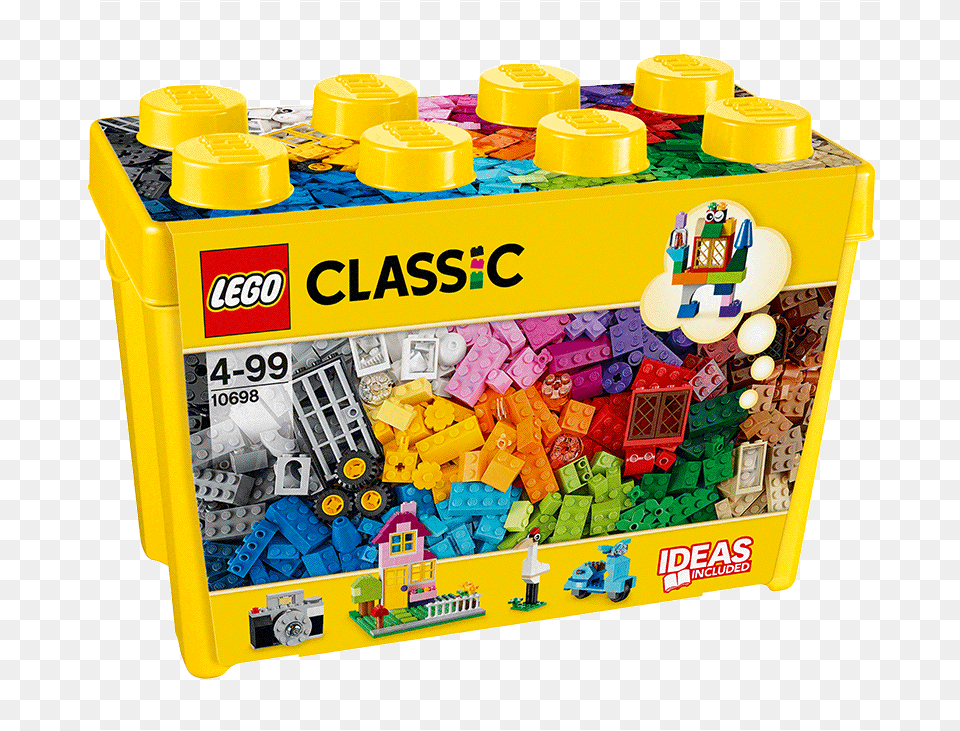 Lego Lego Classic Creative Large Building Blocks Lego Classic Large Creative Brick Box Building, Toy, Machine, Wheel Free Png Download