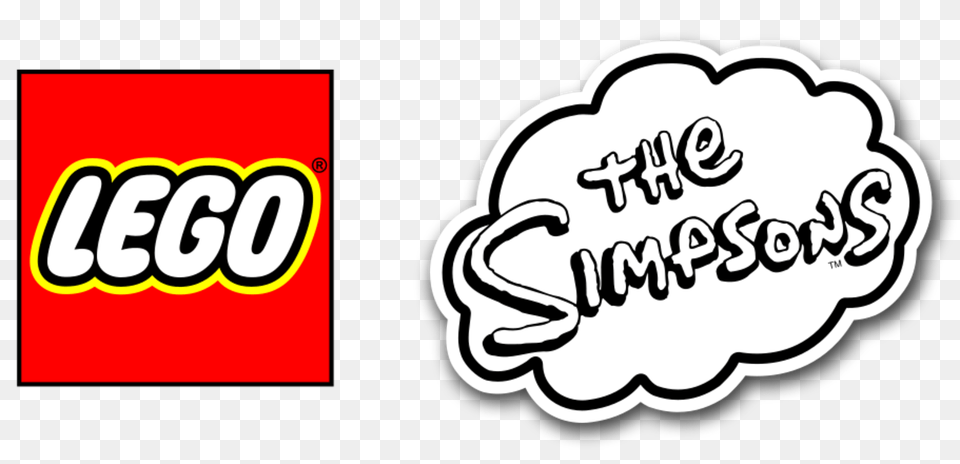 Lego Logo Lego Simpsons Logo, Sticker, Text Free Png