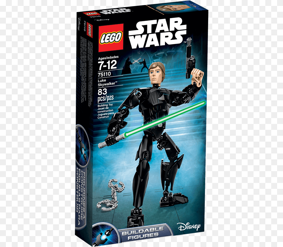 Lego Luke Skywalker Buildable Figure, Person Png Image