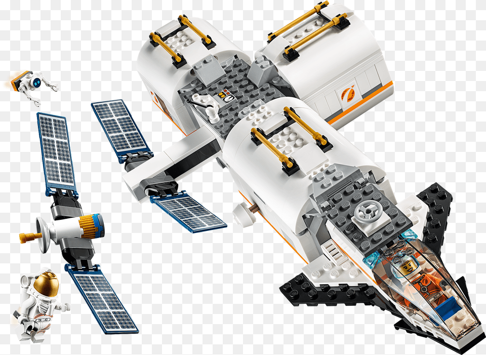 Lego Lunar Space Station Kidstuff Space Station Lego Set, Aircraft, Spaceship, Transportation, Vehicle Png Image