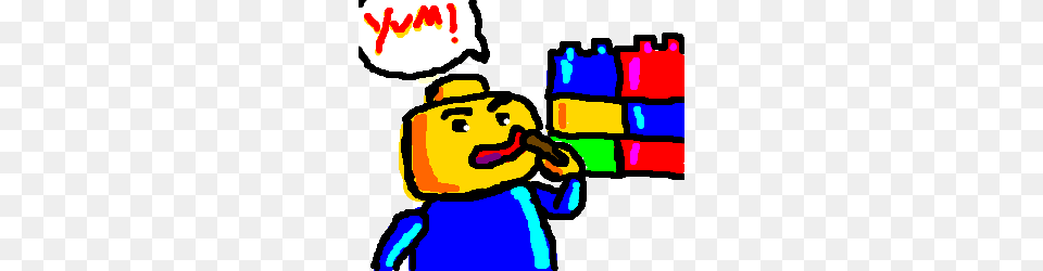 Lego Man Licks Tootsie Roll Drawing, Baby, Person, Face, Head Free Transparent Png